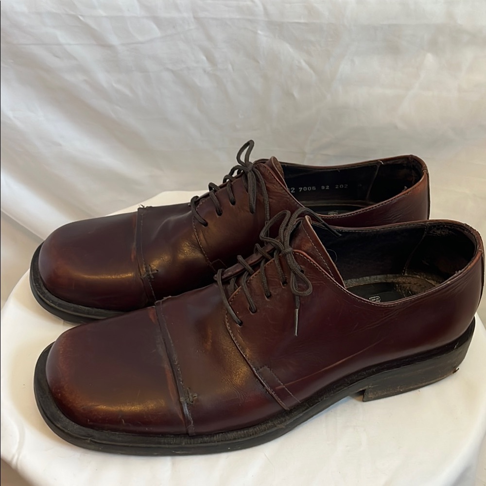 Bacco Bucci Brown Cap Toe Oxfords